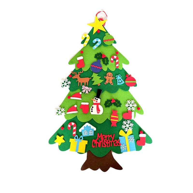 Montessori Christmas Felt Tree