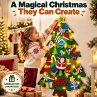 Montessori Christmas Felt Tree